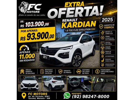 RENAULT KARDIAN 1.0 TCE FLEX EVOLUTION EDC RENAULT KARDIAN 1.0 TCE FLEX EVOLUTION EDC